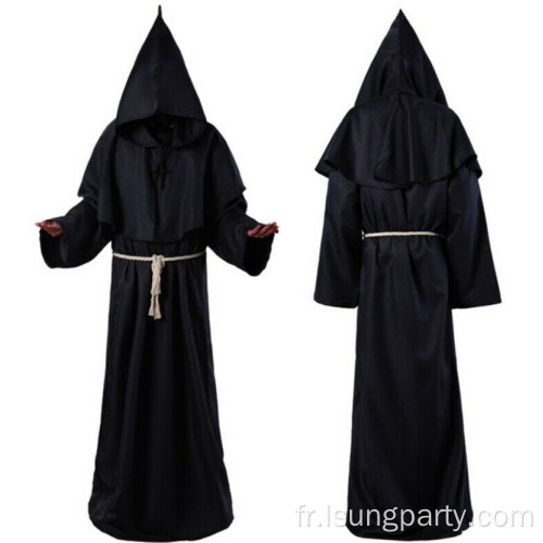Costumes de moine Méquette Moide Moine Friar Robe